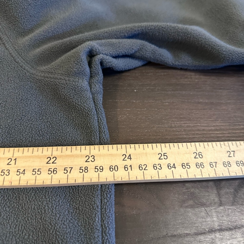 Eddie Bauer 1/4 Zip Long Sleeve Fleece Jacket Men’s Large Jade Green Gray - Picture 3 of 7